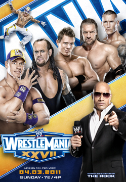 wrestlemania 27 poster