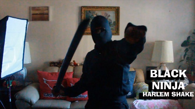 Harlem Shake BLACK NINJA viral trend video