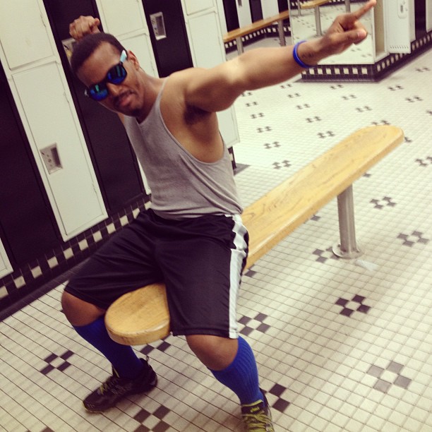 Instagram Rick Blue Glow Gym