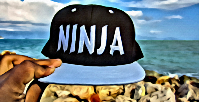 NINJA SNAPBACK HAT - RawMultimedia Photography Art Painting