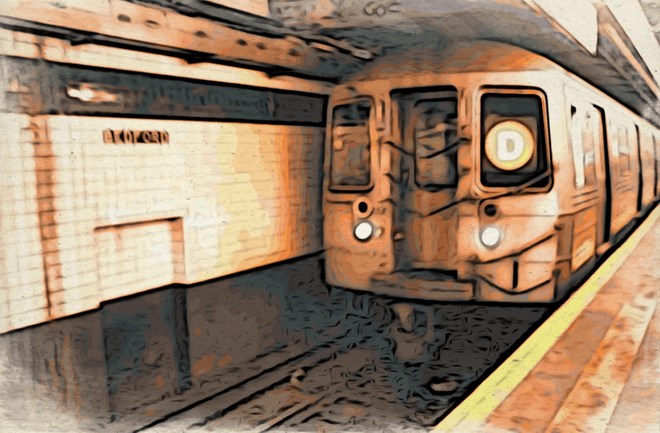 Underground Train - New York City - RawMultimedia Photography