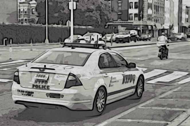 New York City Photography - Police Cop Car - RawMultimedia Photography