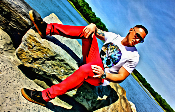 Life On The Edge, Red - RawMultimedia Photography Art