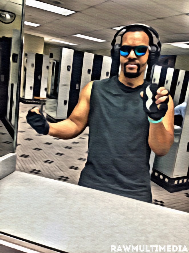 Bathroom Gym Selfie - RawMultimedia Lifestyle Photography Art - c