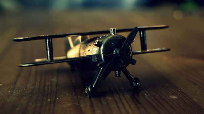 toy plane photography