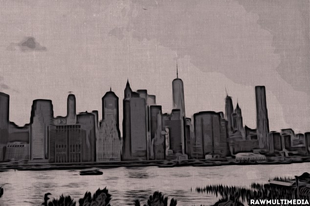 Across The Waters - New York RawMultimedia Dark Photography Art - cc