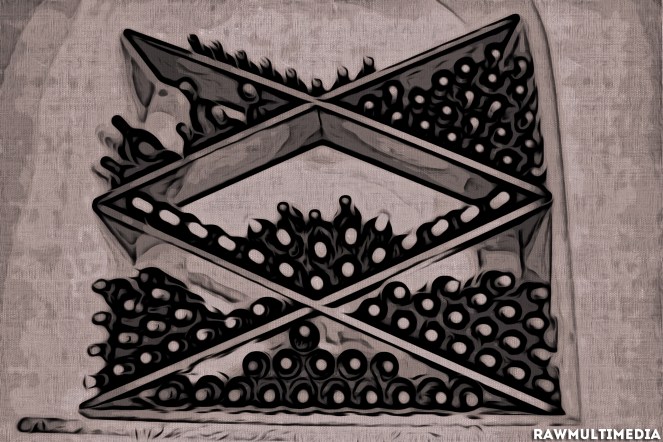 Bottles of Wine in the Cellar - Black and White Photography RawMultimedia Art New York City - cc