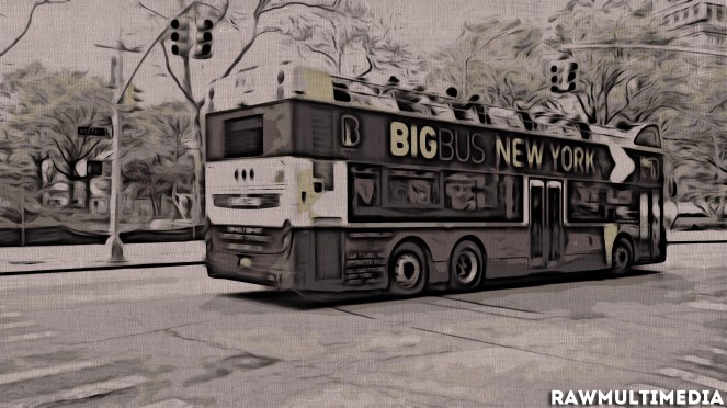 Bus Tour - New York RawMultimedia Dark Photography Art - cc