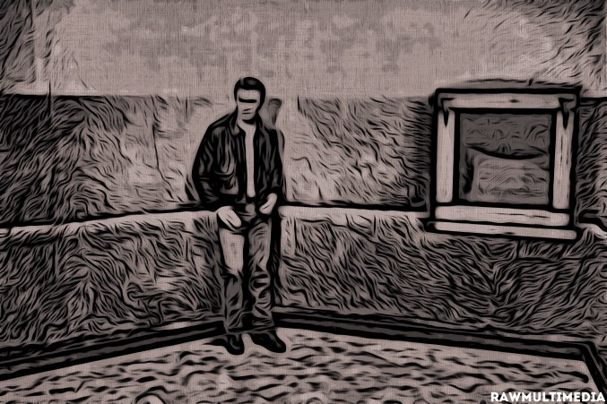 The Posterchild for Cool is Me - Black and White Photography RawMultimedia Art New York City - cc