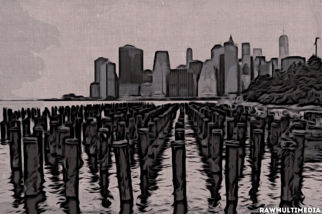 Water Front - Life Dark Photography RawMultimedia New Yory City Art - c