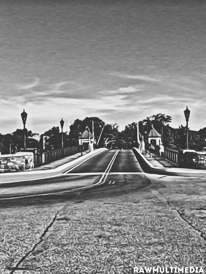 Beautiful Sky on a Bridge - RawMultimedia Art Fantasy Photography Gallery