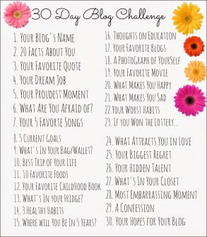 30 day blog challenge - rawmultimedia - blogging